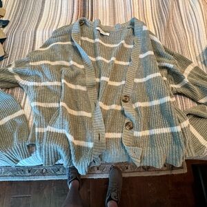 American eagle green cardigan sized small